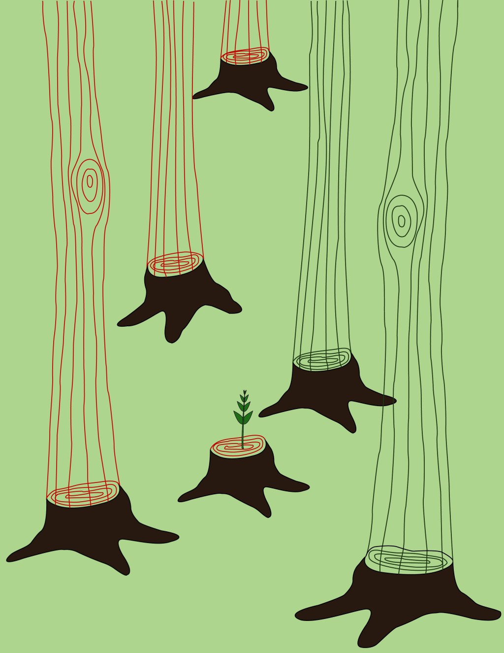 Засадување и сечење на нашата најголема животна&nbsp;поддршка