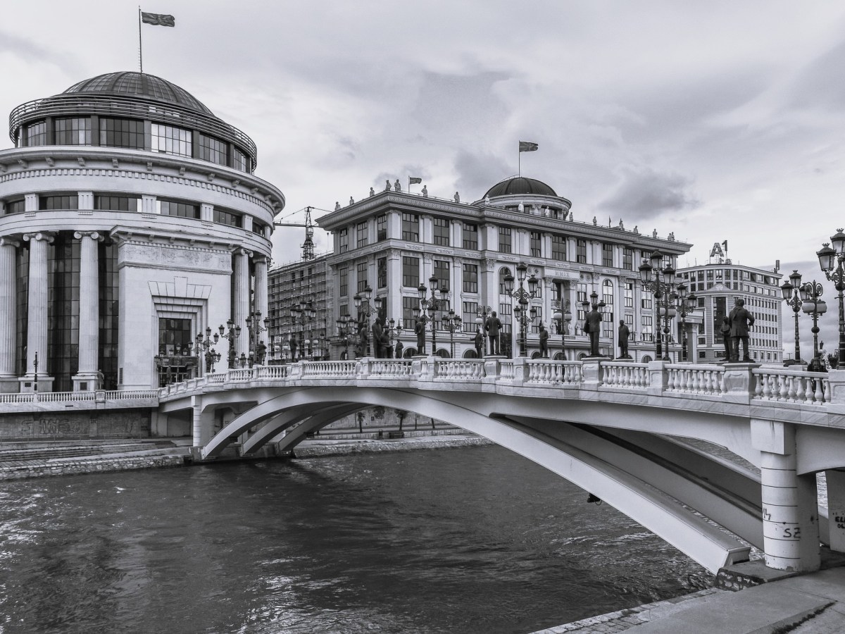 Skopje in layers